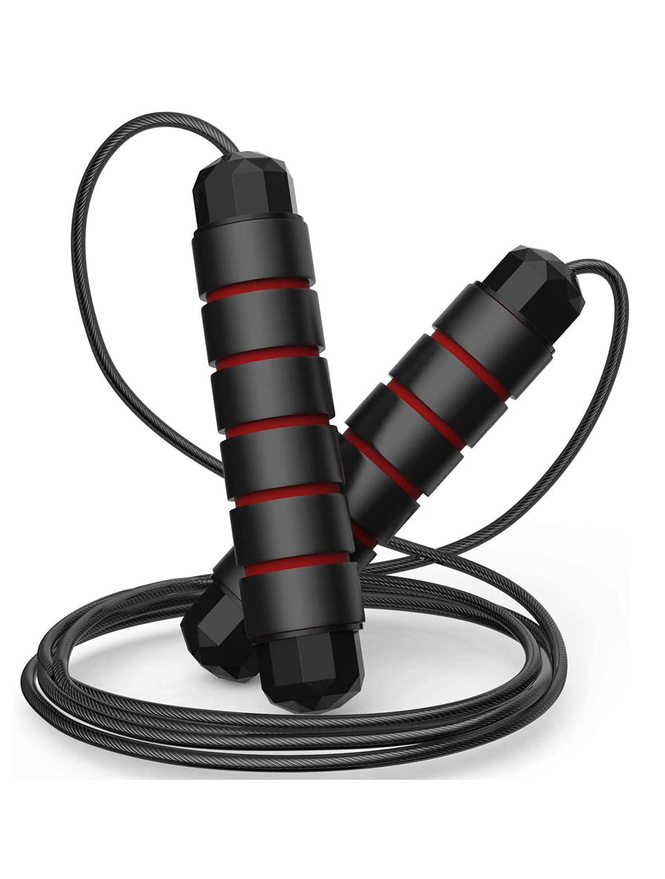 Prosportsae Tangle-Free Speed Jumping Rope with Foam Handles